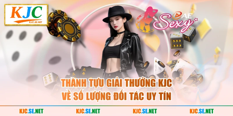 Thành tựu giải thưởng KJC về số lượng đối tác uy tín